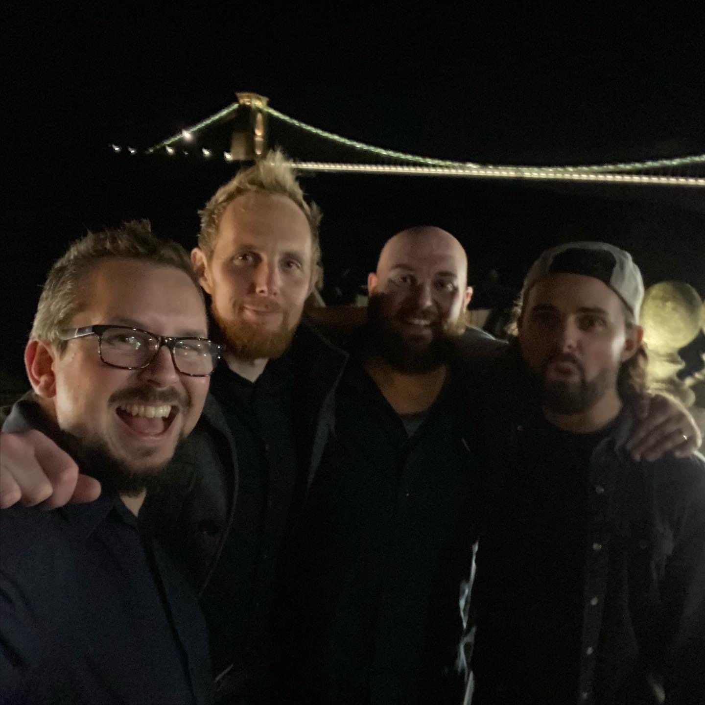 Will Green performing with his covers band at a wedding in Bristol