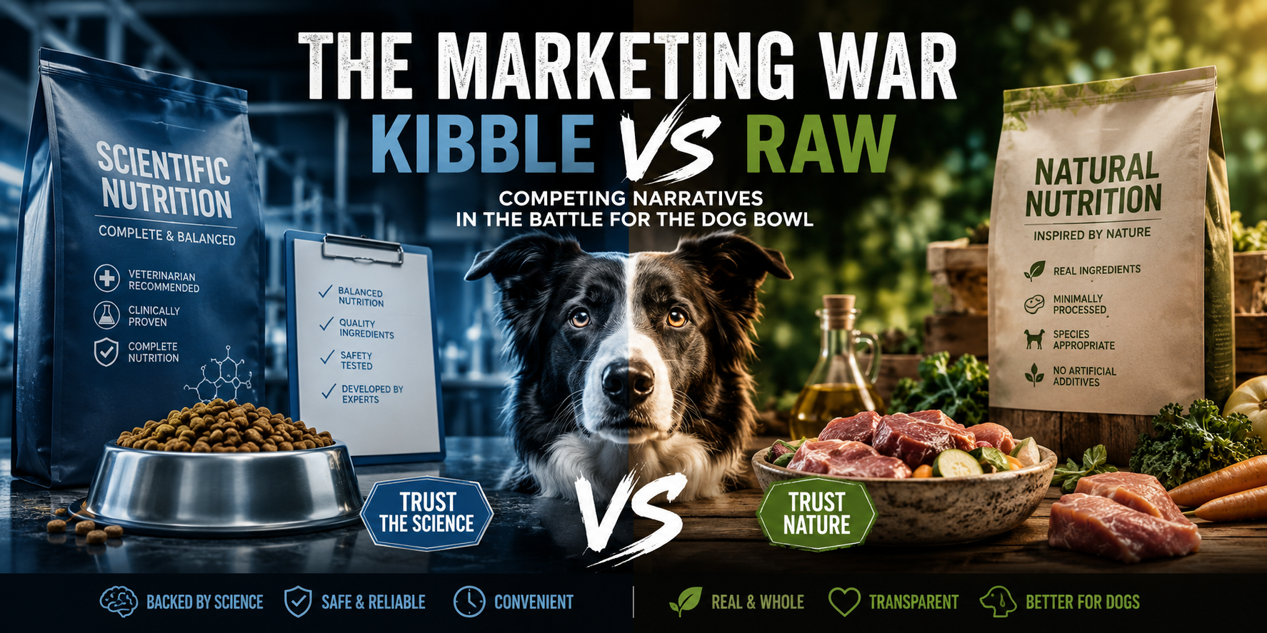 Kibble vs Raw