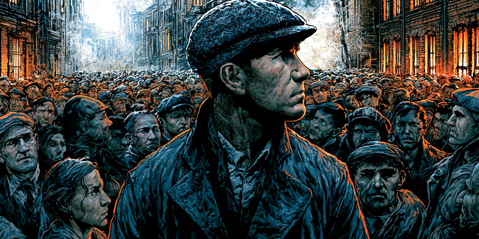 Stylised image inspired by George Orwell's Nineteen Eighty-Four