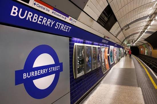 Bond Street Underground station temporarily renamed Burberry Street