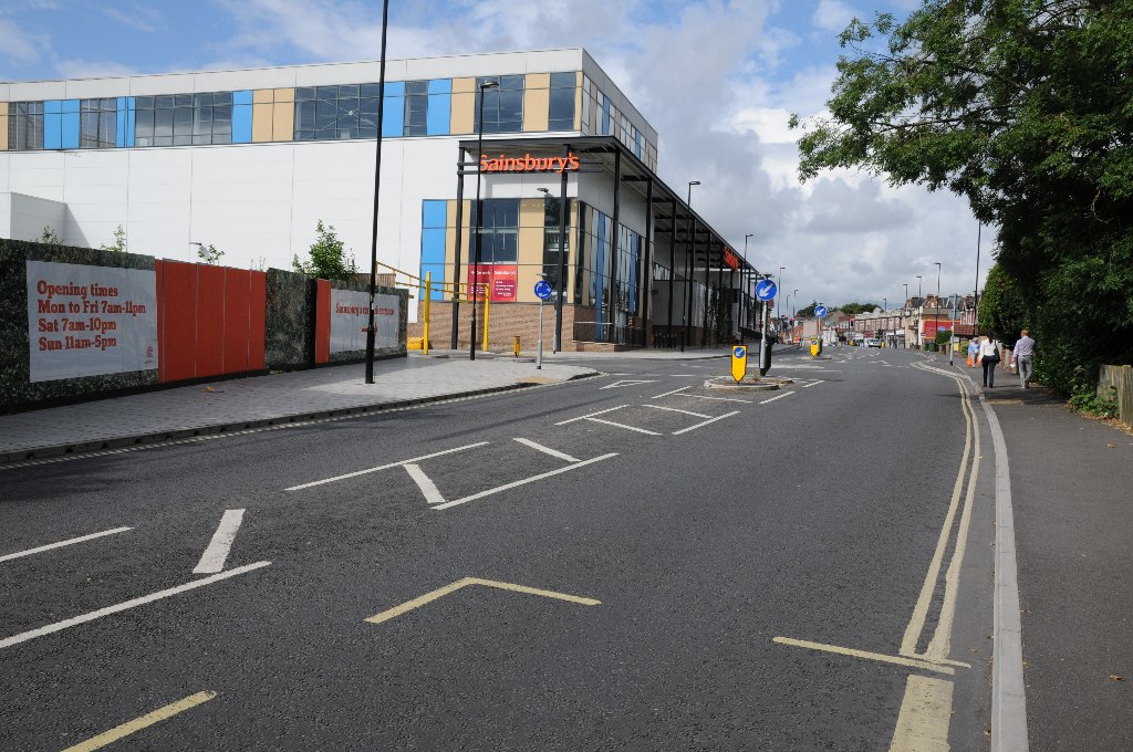 Sainsbury's supermarket in Portswood, Southampton, illustrating supermarket own-label retailing